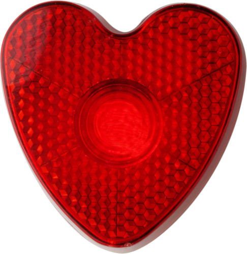 Hjerteformet sikkerhedslys