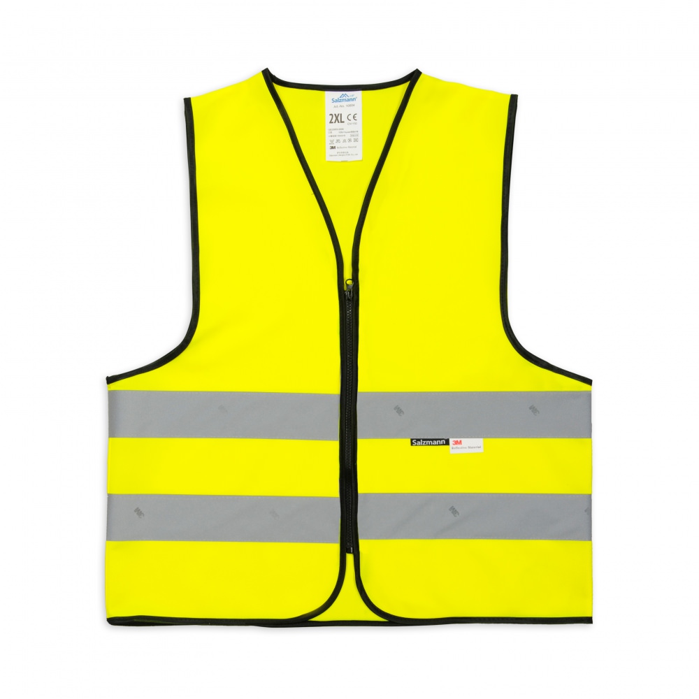 Reflective vest HI-VIS 3M with zipper [Adult]